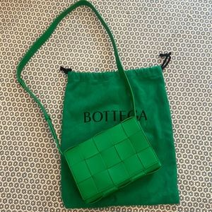 Green Bottega Veneta Cassette Purse